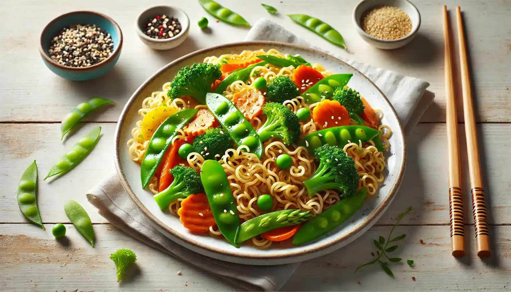 Ramen Vegetable Stir Fry