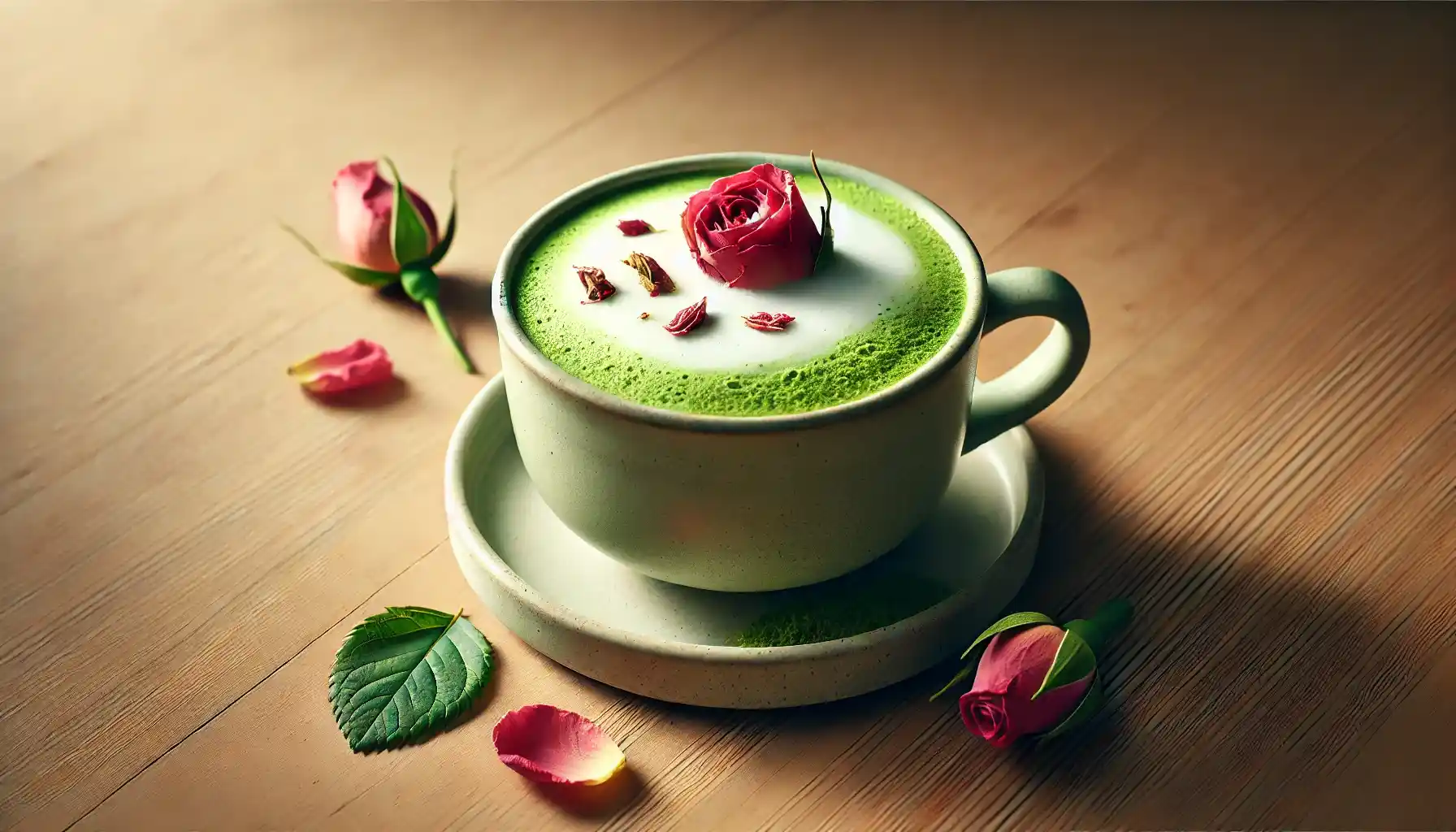 Rose Matcha Latte Recipe