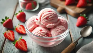 Homemade Strawberry Ice Cream A Creamy, Fruity Delight for Summer